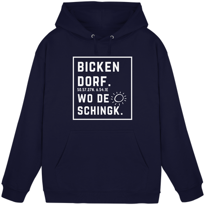 Wo de Sonn schingk - Bickendorf Druck - Basic Unisex Hoodie