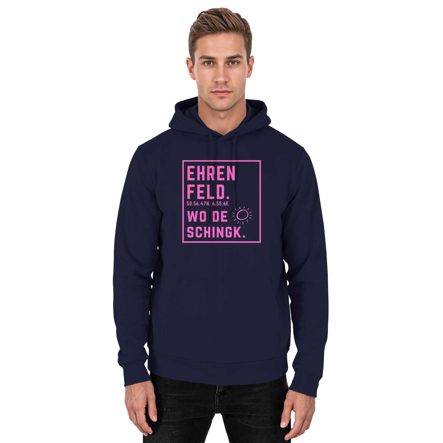 Wo de Sonn schingk - Ehrenfeld Druck   - Basic Unisex Hoodie