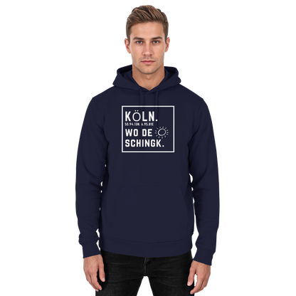 Wo de Sonn schingk - Köln Druck - Basic Unisex Hoodie