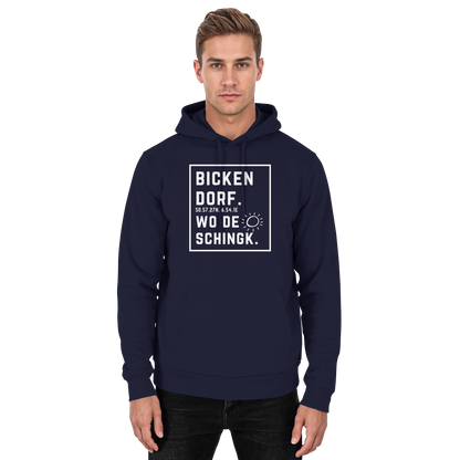 Wo de Sonn schingk - Bickendorf Druck - Basic Unisex Hoodie