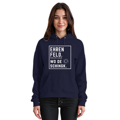 Wo de Sonn schingk - Ehrenfeld Druck - Basic Unisex Hoodie
