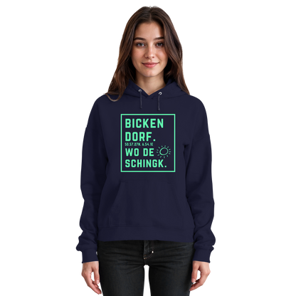 Wo de Sonn schingk - Bickendorf Druck - Basic Unisex Hoodie