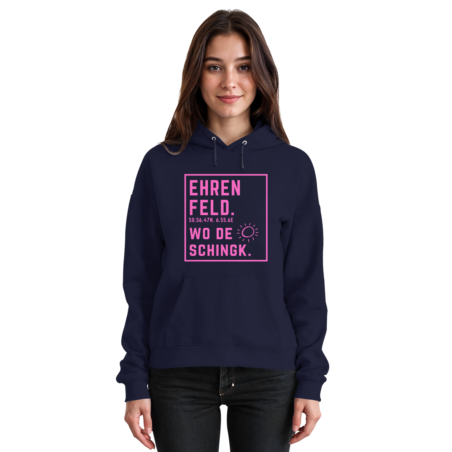 Wo de Sonn schingk - Ehrenfeld Druck   - Basic Unisex Hoodie