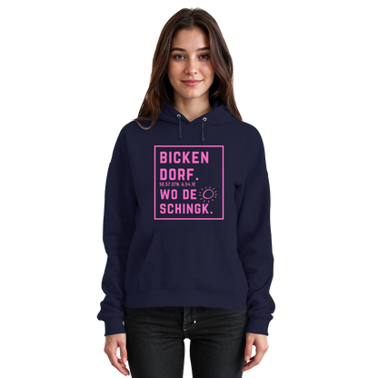 Wo de Sonn schingk - Bickendorf Druck  - Basic Unisex Hoodie