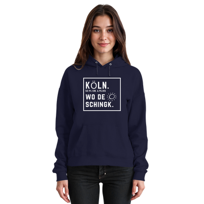Wo de Sonn schingk - Köln Druck - Basic Unisex Hoodie
