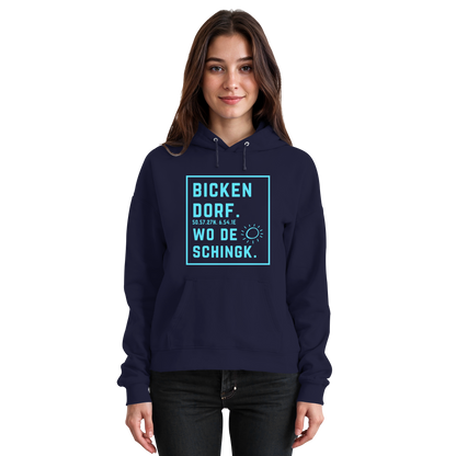 Wo de Sonn schingk - Bickendorf Druck - Basic Unisex Hoodie