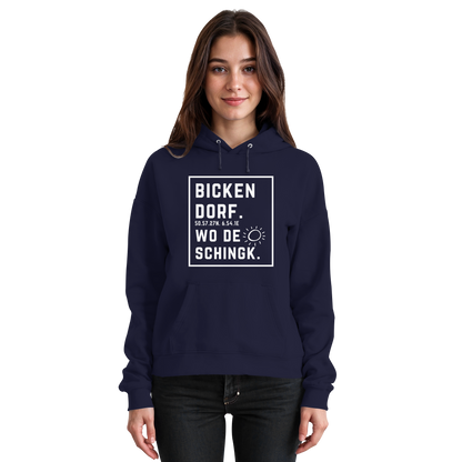 Wo de Sonn schingk - Bickendorf Druck - Basic Unisex Hoodie