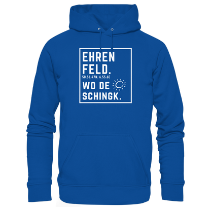 Wo de Sonn schingk - Ehrenfeld Druck - Basic Unisex Hoodie
