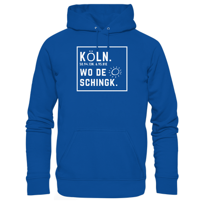 Wo de Sonn schingk - Köln Druck - Basic Unisex Hoodie