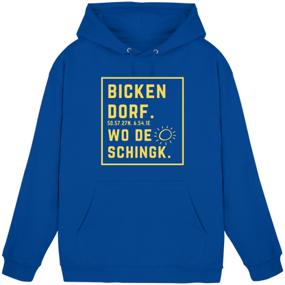 Wo de Sonn schingk - Bickendorf Druck - Basic Unisex Hoodie