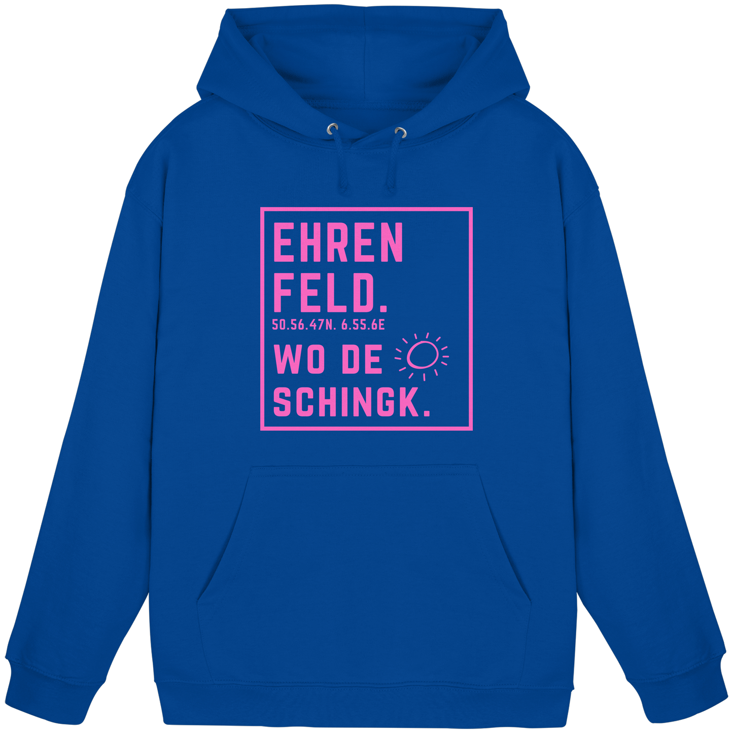 Wo de Sonn schingk - Ehrenfeld Druck   - Basic Unisex Hoodie