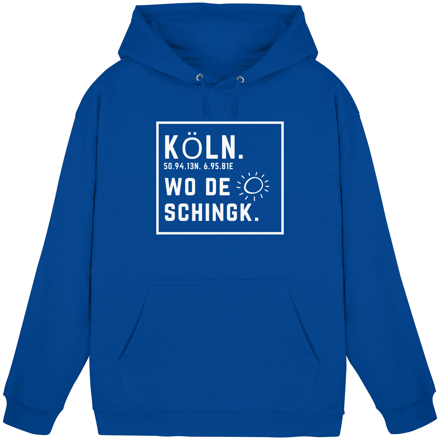Wo de Sonn schingk - Köln Druck - Basic Unisex Hoodie