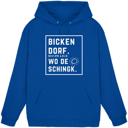 Wo de Sonn schingk - Bickendorf Druck - Basic Unisex Hoodie