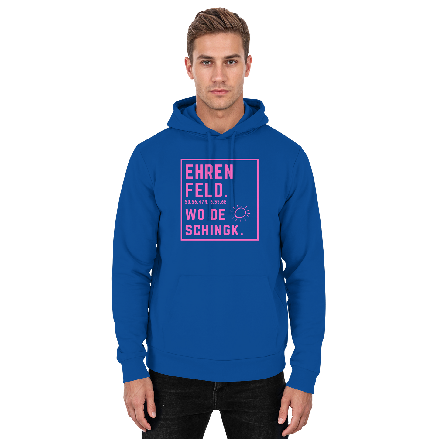 Wo de Sonn schingk - Ehrenfeld Druck   - Basic Unisex Hoodie