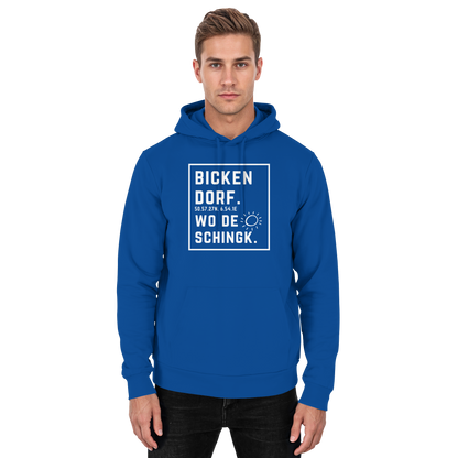 Wo de Sonn schingk - Bickendorf Druck - Basic Unisex Hoodie