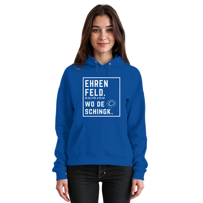 Wo de Sonn schingk - Ehrenfeld Druck - Basic Unisex Hoodie