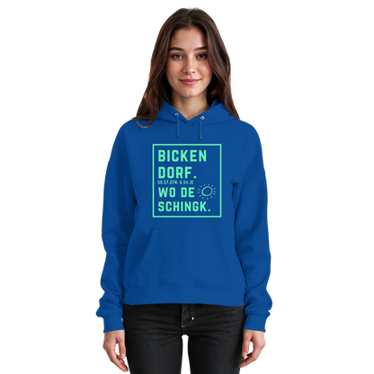 Wo de Sonn schingk - Bickendorf Druck - Basic Unisex Hoodie