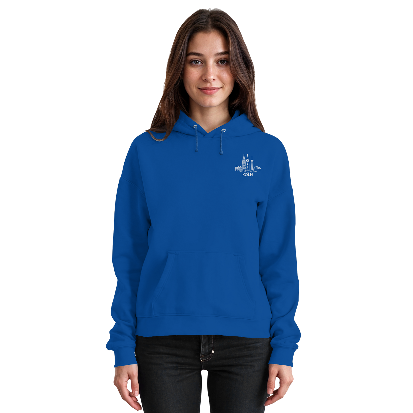 Köln Skyline Stick - Basic Unisex Hoodie