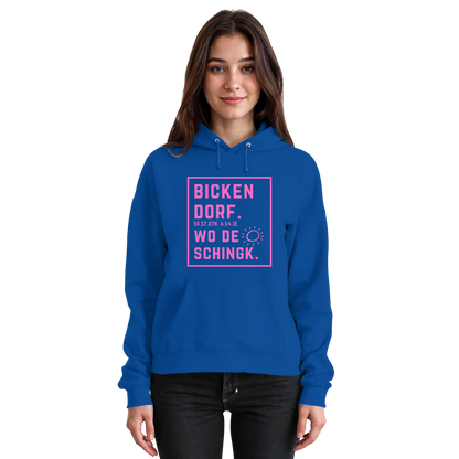 Wo de Sonn schingk - Bickendorf Druck  - Basic Unisex Hoodie