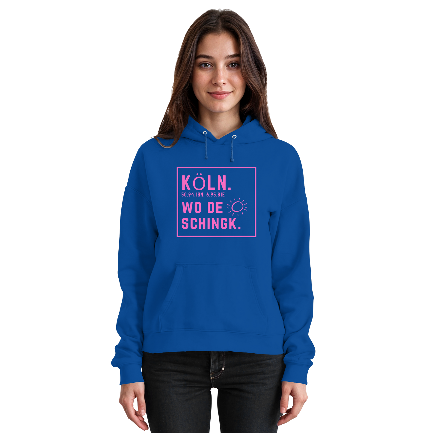 Wo de Sonn schingk - Köln Druck  - Basic Unisex Hoodie