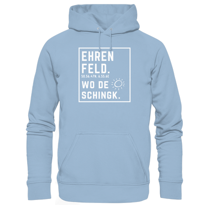 Wo de Sonn schingk - Ehrenfeld Druck - Basic Unisex Hoodie