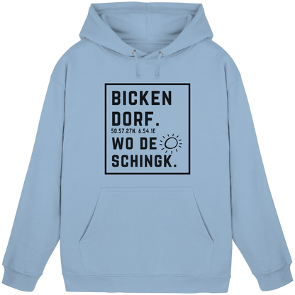 Wo de Sonn schingk - Bickendorf Druck  - Basic Unisex Hoodie