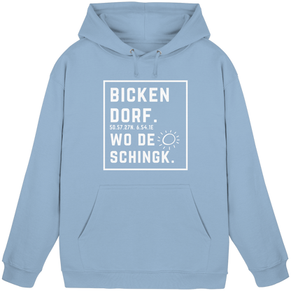 Wo de Sonn schingk - Bickendorf Druck - Basic Unisex Hoodie