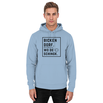 Wo de Sonn schingk - Bickendorf Druck  - Basic Unisex Hoodie