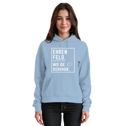 Wo de Sonn schingk - Ehrenfeld Druck - Basic Unisex Hoodie