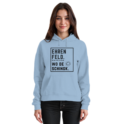 Wo de Sonn schingk - Ehrenfeld Druck  - Basic Unisex Hoodie