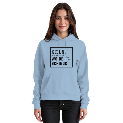 Wo de Sonn schingk - Köln Druck   - Basic Unisex Hoodie