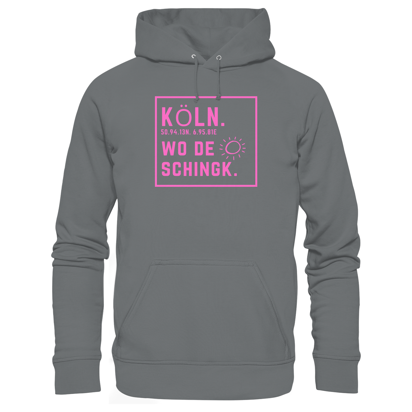 Wo de Sonn schingk - Köln Druck  - Basic Unisex Hoodie