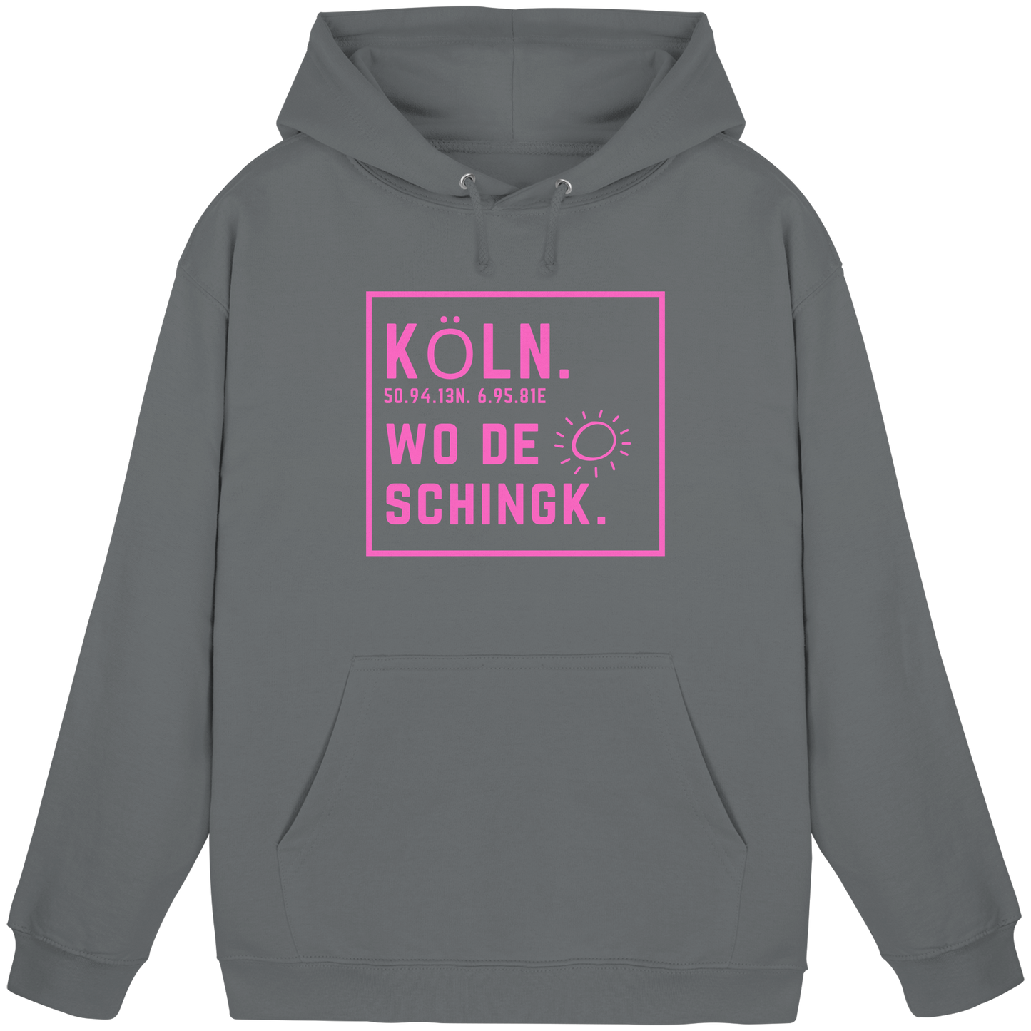 Wo de Sonn schingk - Köln Druck  - Basic Unisex Hoodie