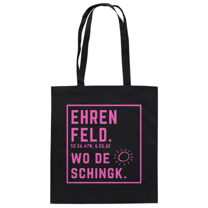 Wo de Sonn schingk - Ehrenfeld Druck   - Baumwolltasche