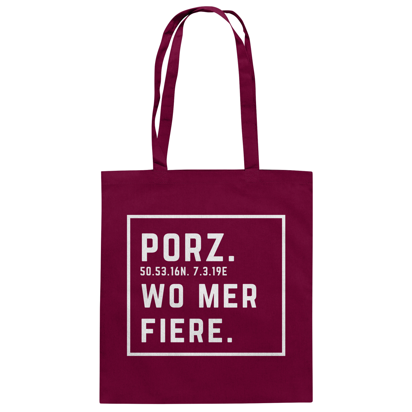 Porz Fiere Druck  - Baumwolltasche