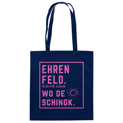 Wo de Sonn schingk - Ehrenfeld Druck   - Baumwolltasche