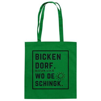 Wo de Sonn schingk - Bickendorf Druck - Accessoires - Baumwolltasche