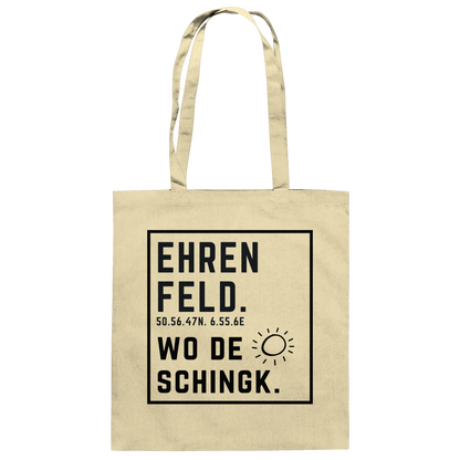 Wo de Sonn schingk - Ehrenfeld Druck - Accessoires - Baumwolltasche