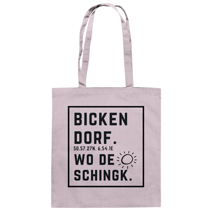 Wo de Sonn schingk - Bickendorf Druck - Accessoires - Baumwolltasche