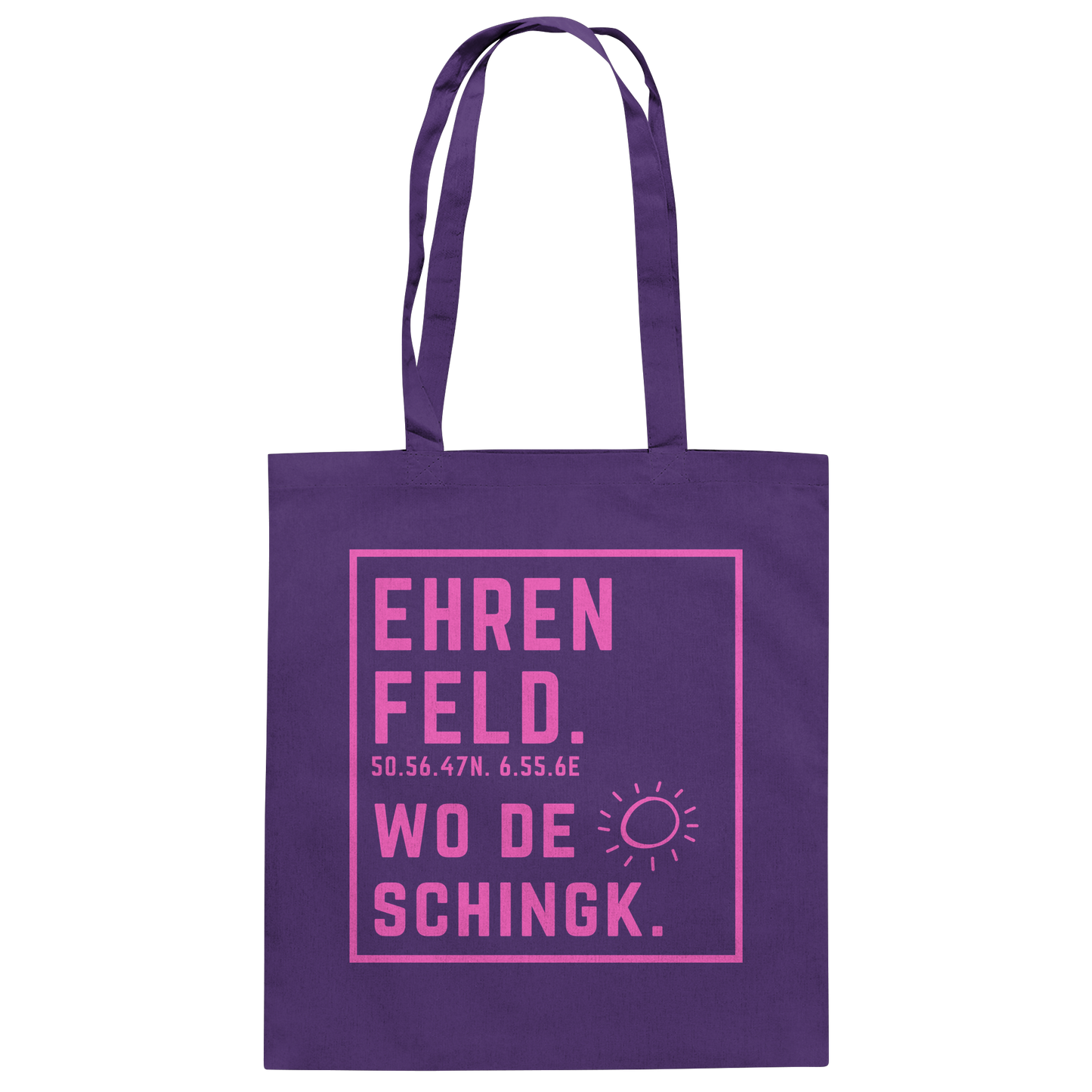 Wo de Sonn schingk - Ehrenfeld Druck   - Baumwolltasche