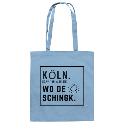 Wo de Sonn schingk - Köln Druck - Accessoires - Baumwolltasche
