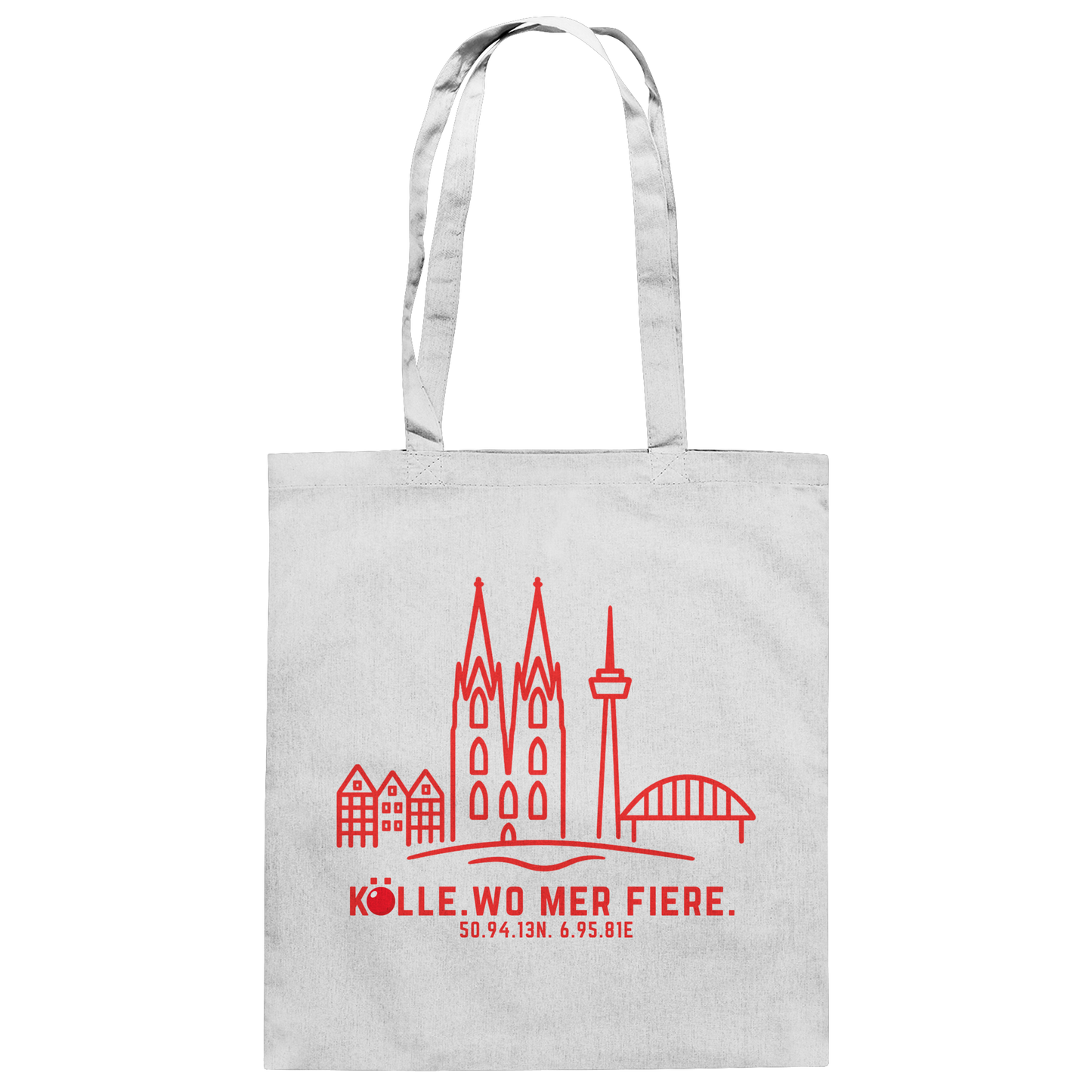 Skyline Fiere Druck  - Baumwolltasche