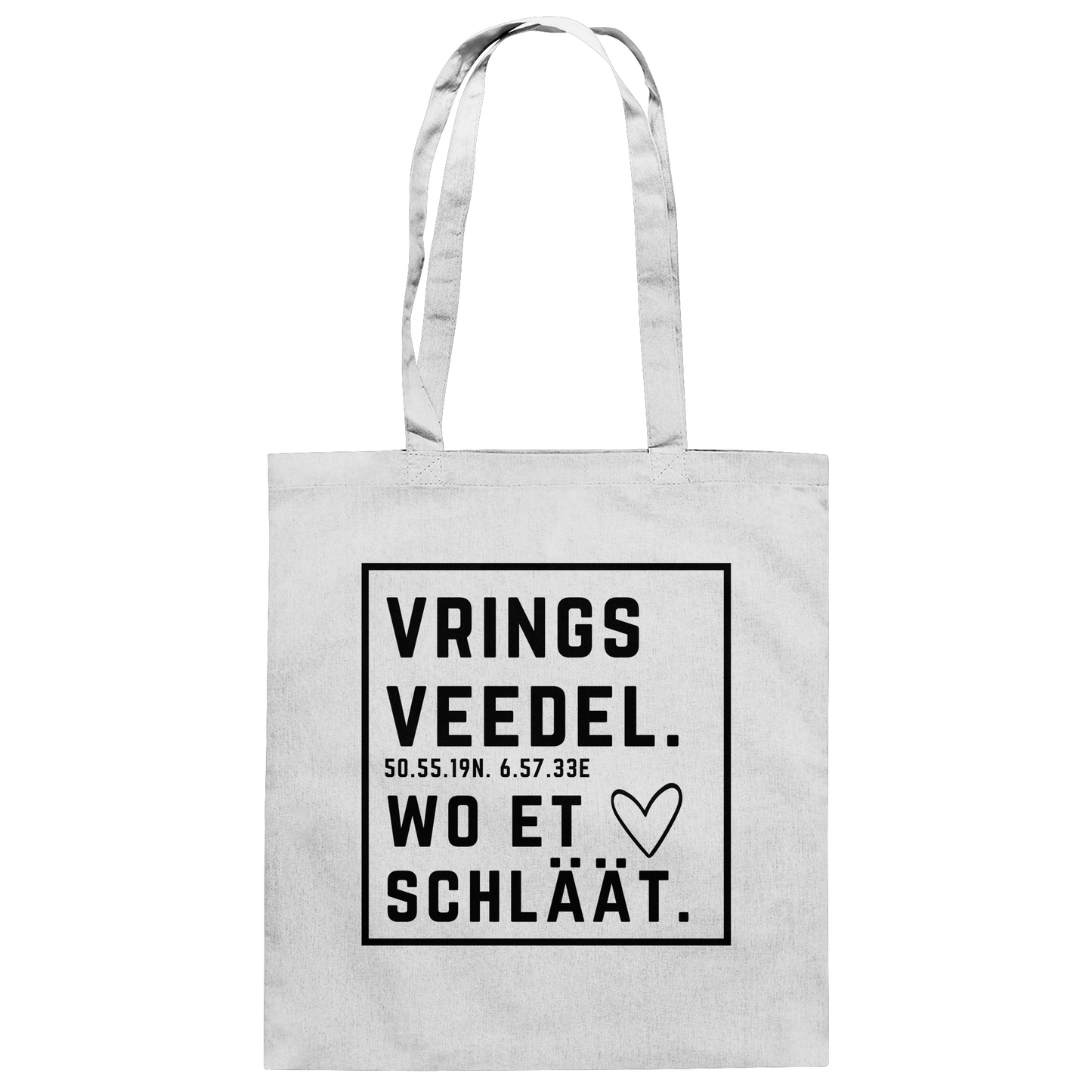 Vringsveedel Hätz Druck - Baumwolltasche