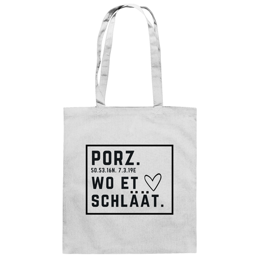 Porz Hätz Druck - Baumwolltasche