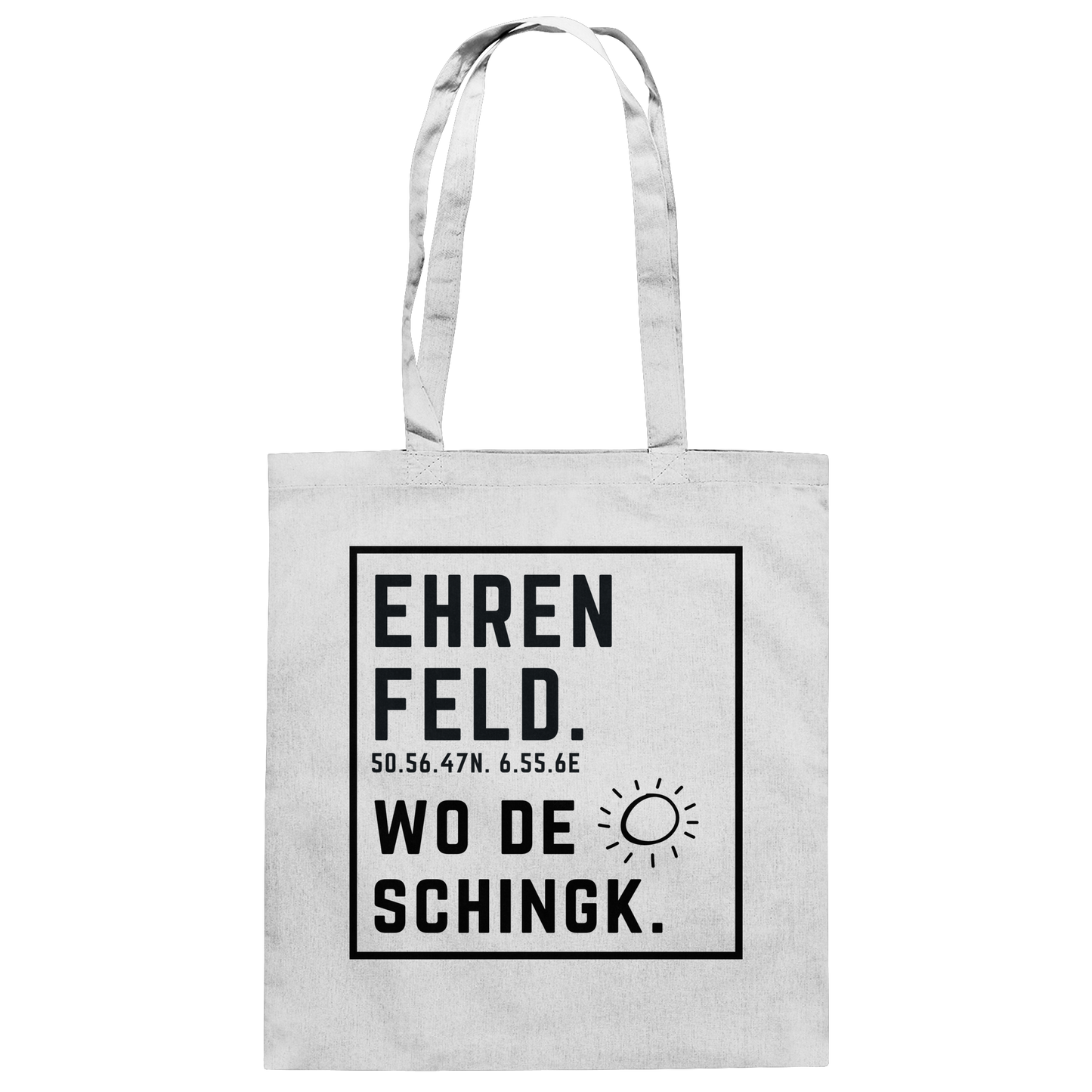 Wo de Sonn schingk - Ehrenfeld Druck - Accessoires - Baumwolltasche