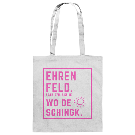 Wo de Sonn schingk - Ehrenfeld Druck   - Baumwolltasche