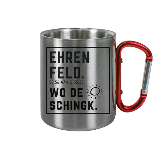 Wo de Sonn schingk - Ehrenfeld Druck - Accessoires - Edelstahl Tasse