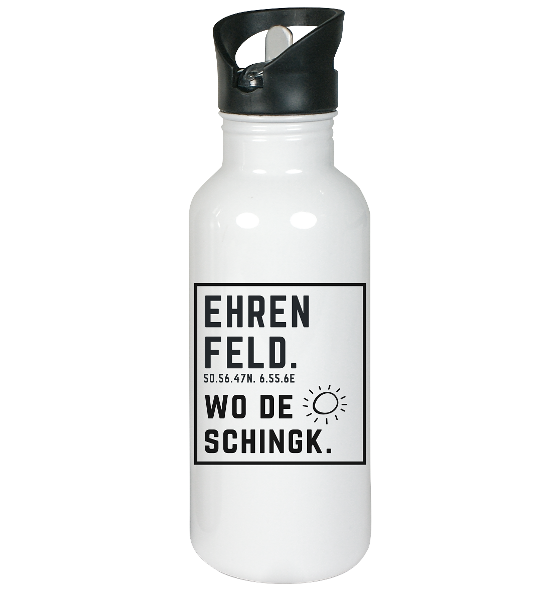 Wo de Sonn schingk - Ehrenfeld Druck - Accessoires - Edelstahl-Trinkflasche
