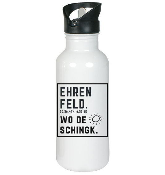 Wo de Sonn schingk - Ehrenfeld Druck - Accessoires - Edelstahl-Trinkflasche