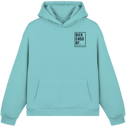 Bickendorf Koordinaten (kleiner Druck auf der Brust) - Fluffy Boxcut Hoodie